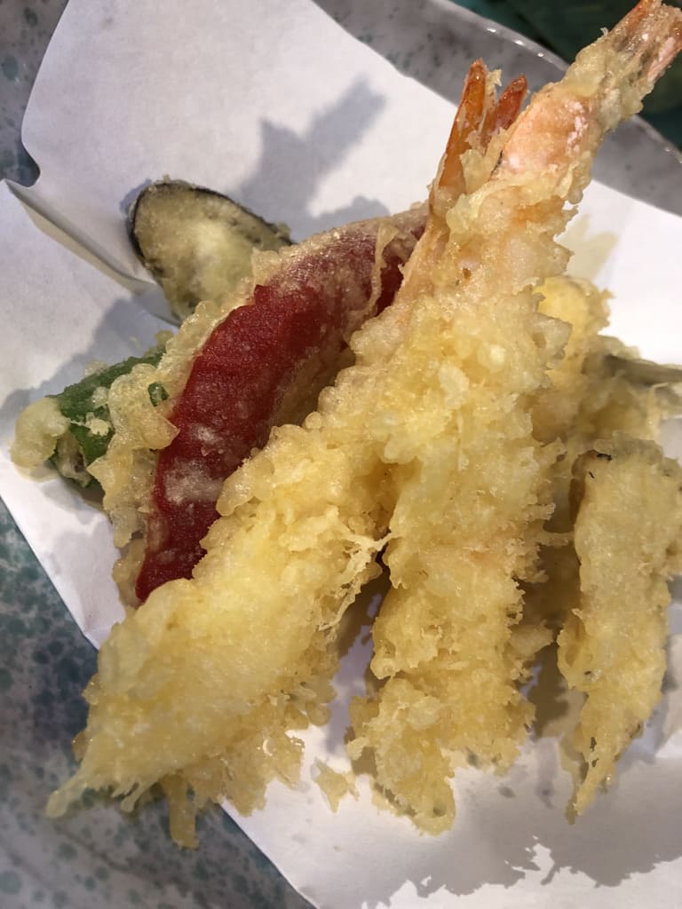 うを亀天ぷら盛り合わせ